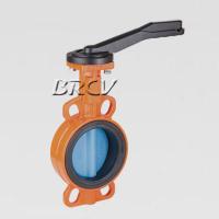 手動(dòng)對夾式尼龍蝶閥